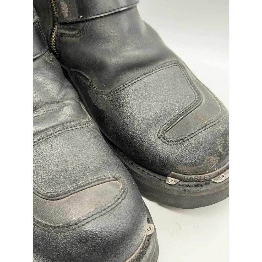 Harley-Davidson Men's Shift Leather Motorcycle Riding Boots Black 12M D95115